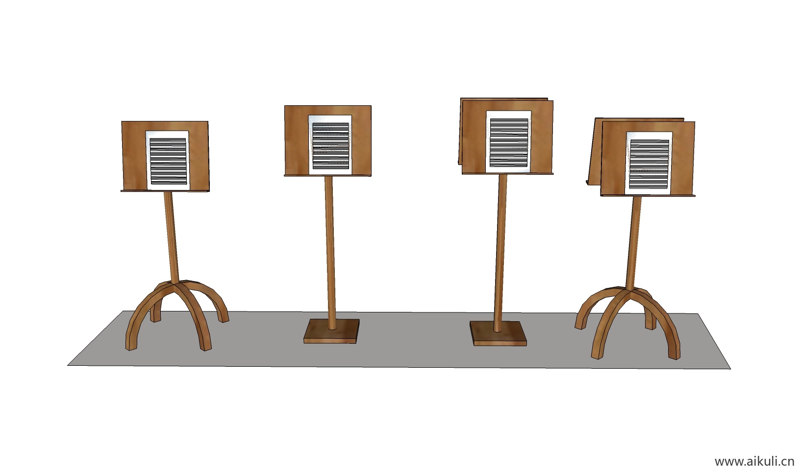 现代 唢呐 吉他 电子钢琴 手鼓 古代乐器CO-SU免费模型