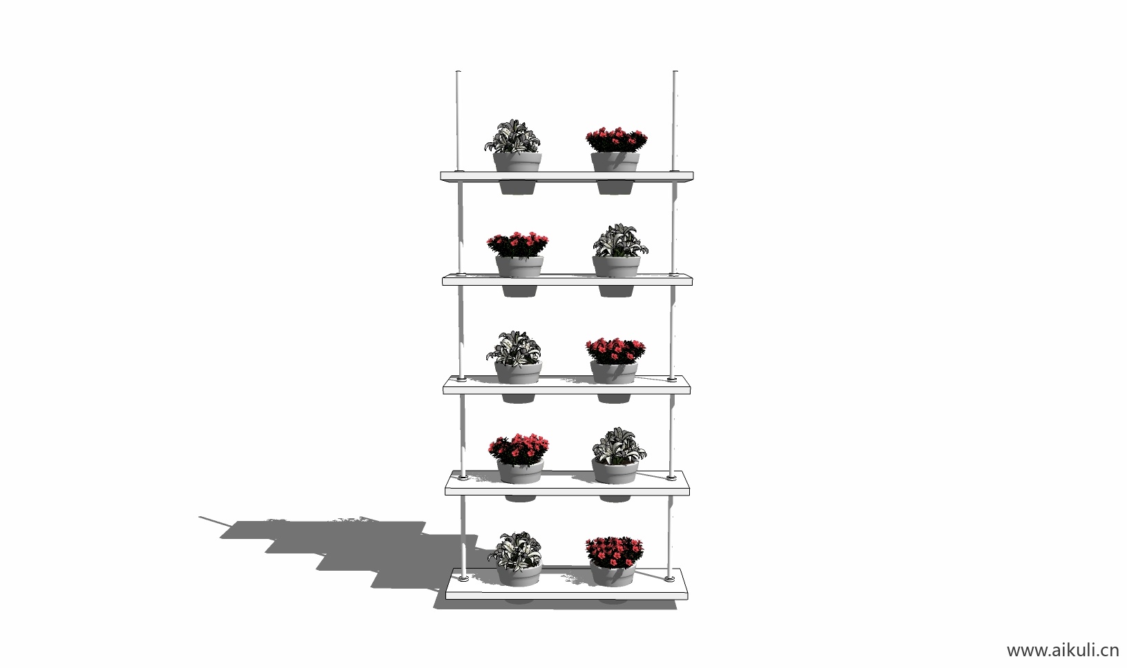 现代绿墙花架 拱门植物 植物墙 盆栽 盆景I-su免费模型