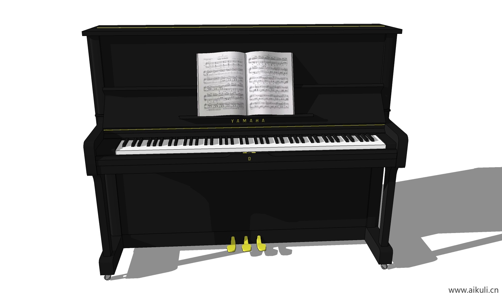 现代 唢呐 吉他 电子钢琴 手鼓 古代乐器BC-SU免费模型