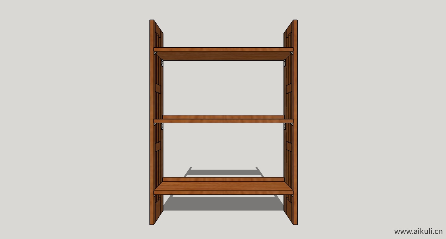 su模型墙柜 书架 异形书柜bookcasebv su素材