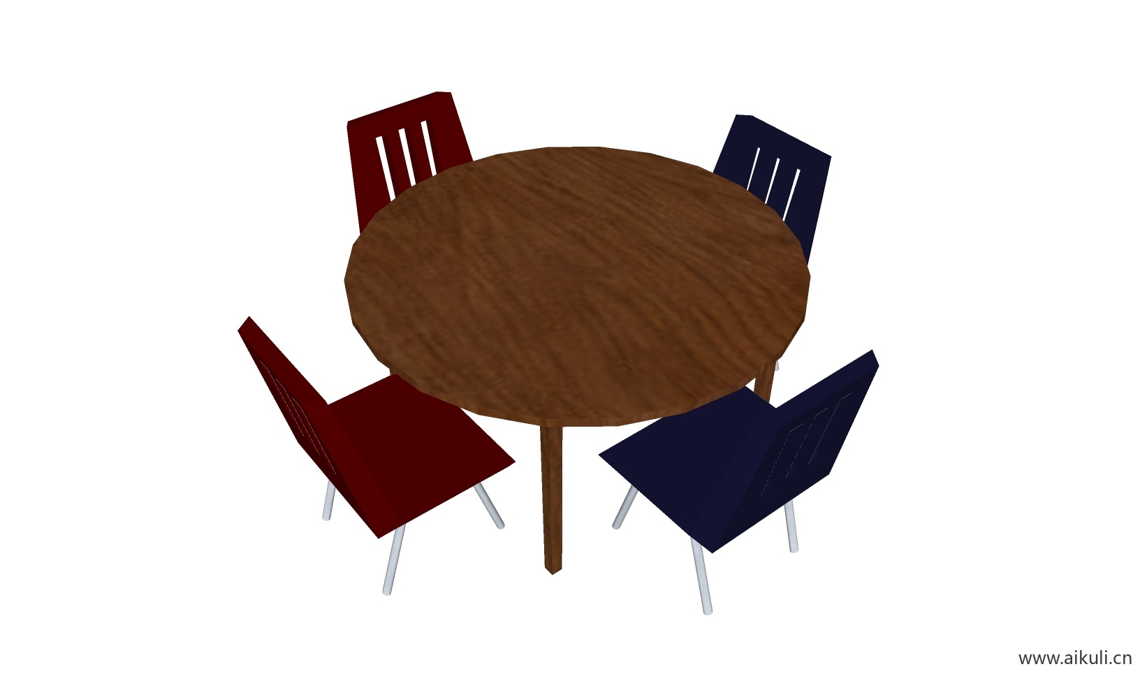 现代儿童卡通桌椅 幼儿园桌椅设施BE-SU模型