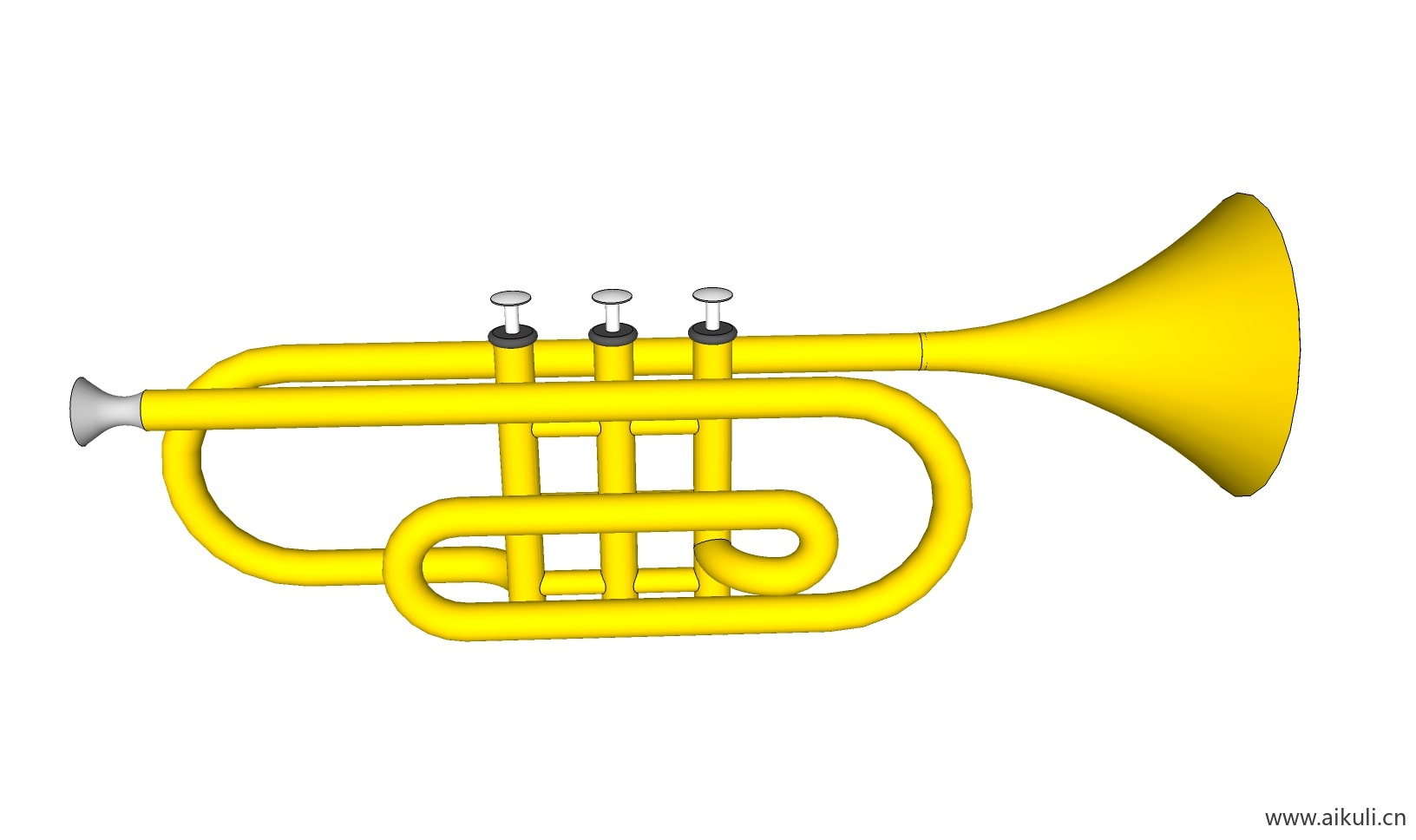 现代 唢呐 吉他 电子钢琴 手鼓 古代乐器BR-SU免费模型