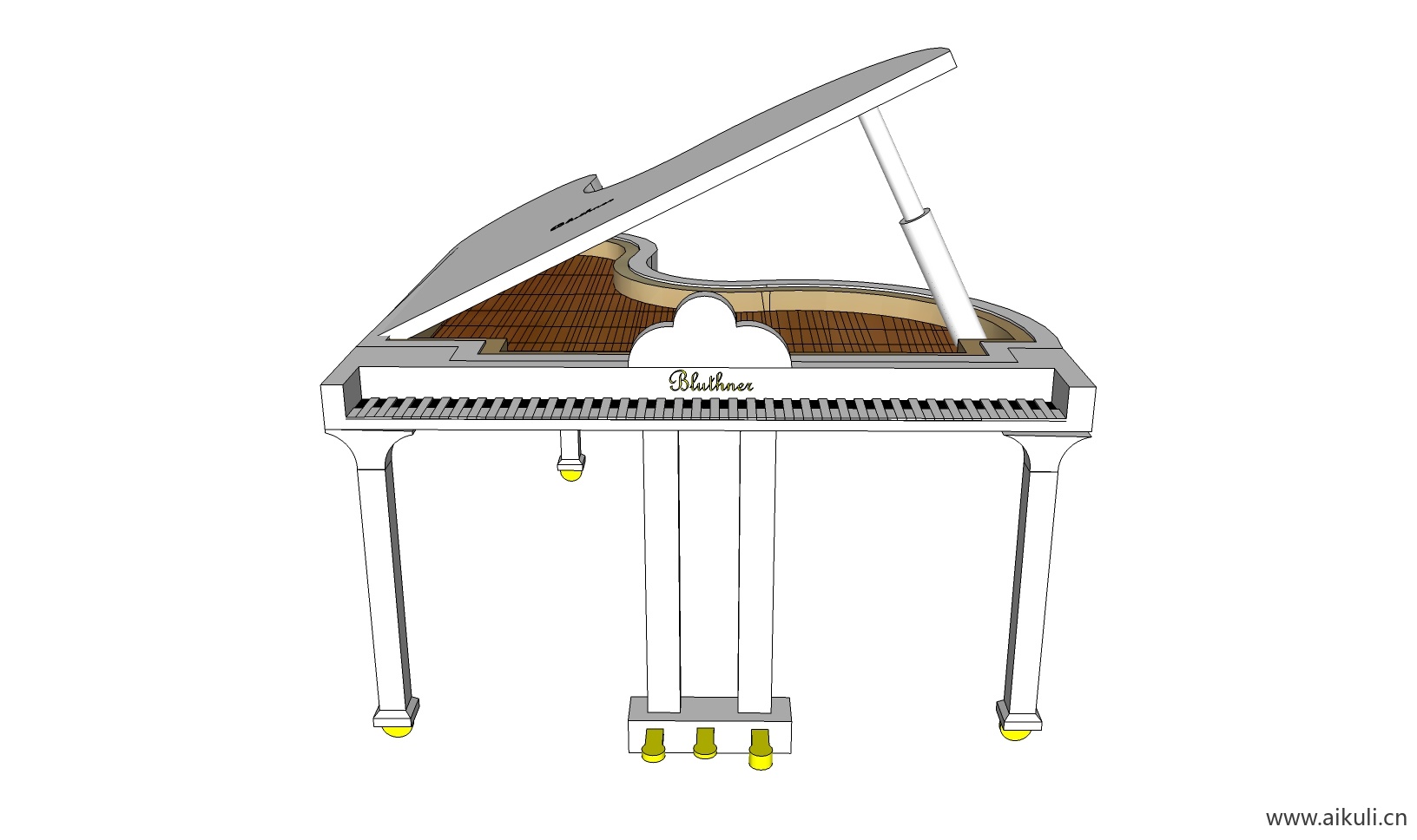 吉他 钢琴 手鼓 乐器U-SU免费模型