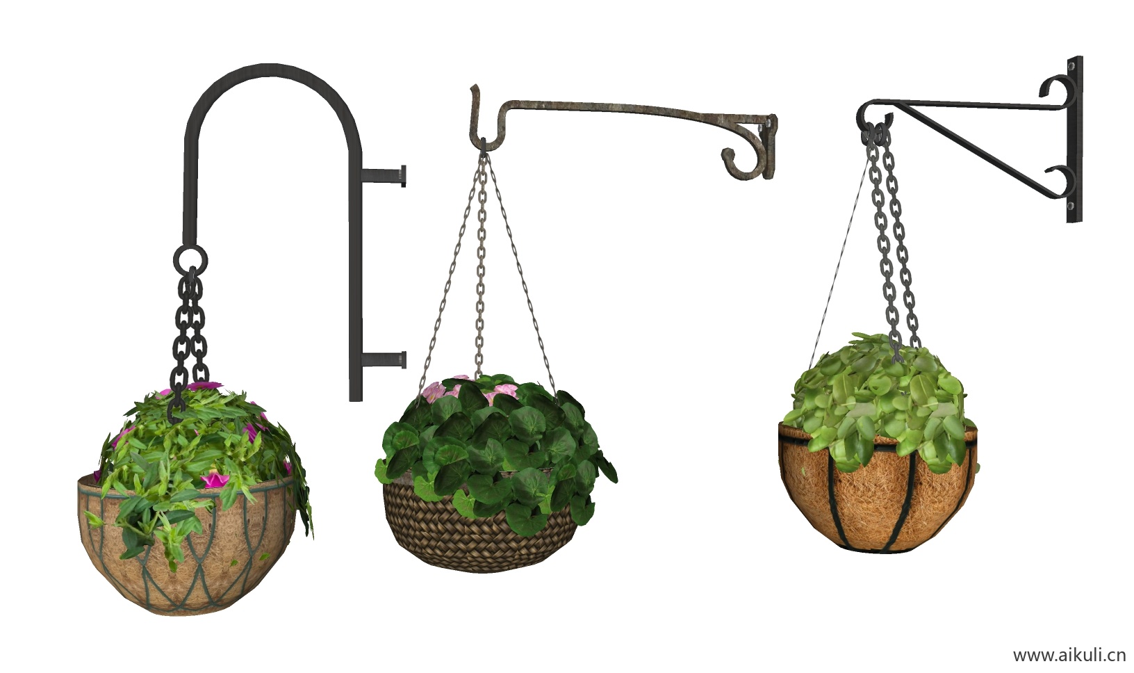 绿墙花架 拱门植物 植物墙 盆栽 盆景X-su免费模型