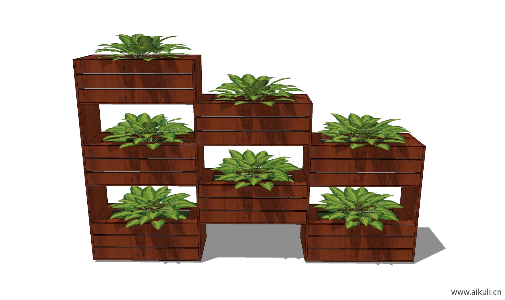 绿墙花架 拱门植物 植物墙 盆栽 盆景E-su免费模型