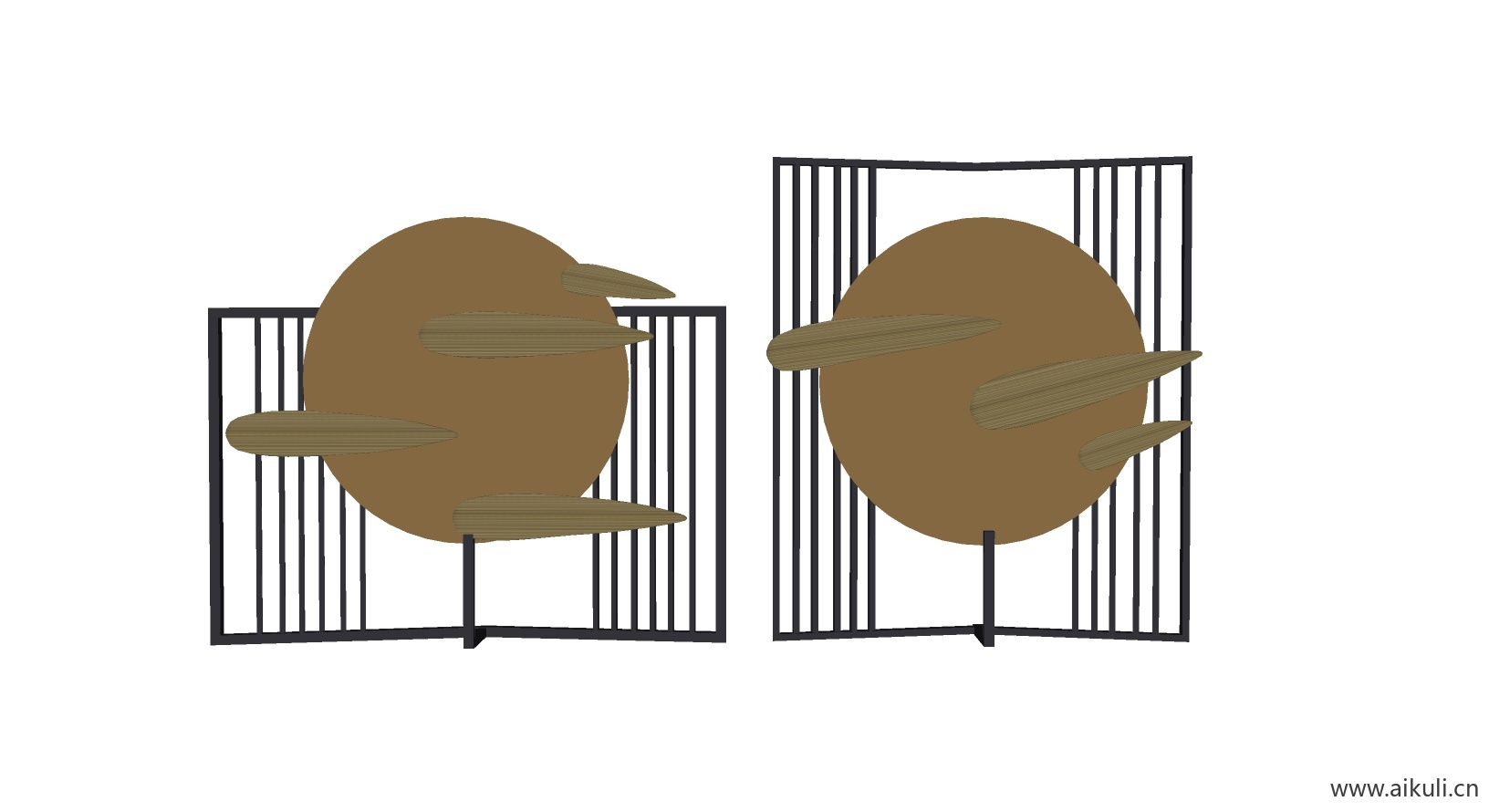 新中式摆件 SU模型7饰品