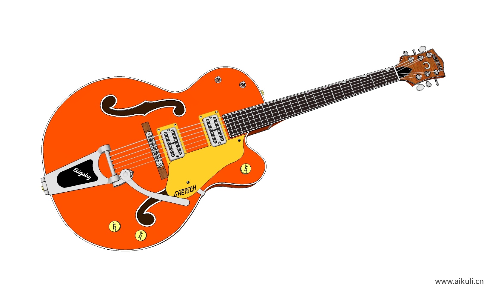 吉他 钢琴 手鼓 乐器CB-SU免费模型