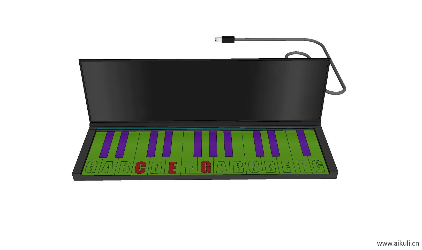 现代 唢呐 吉他 电子钢琴 手鼓 古代乐器CK-SU免费模型