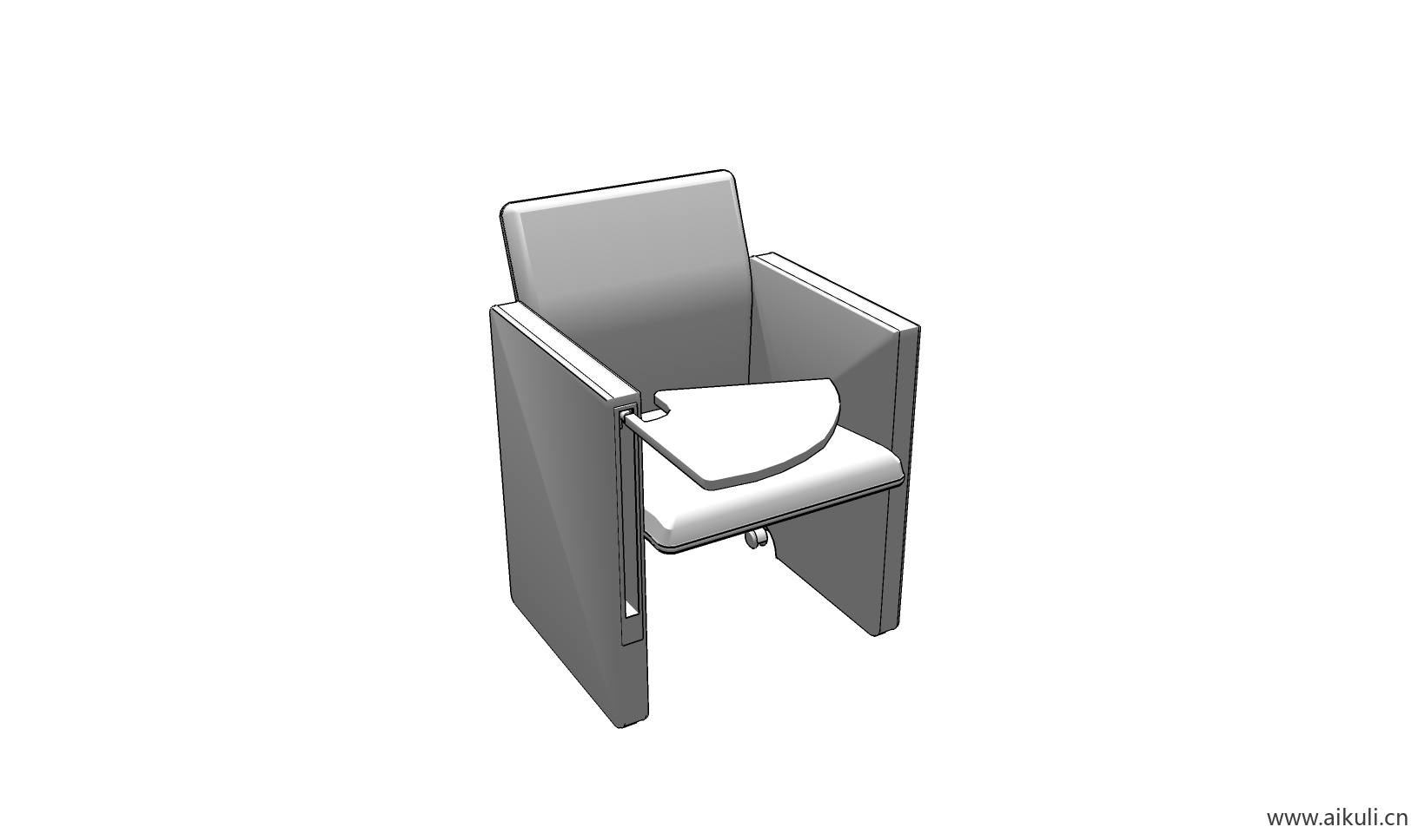 现代儿童卡通桌椅 幼儿园桌椅设施BO-SU模型