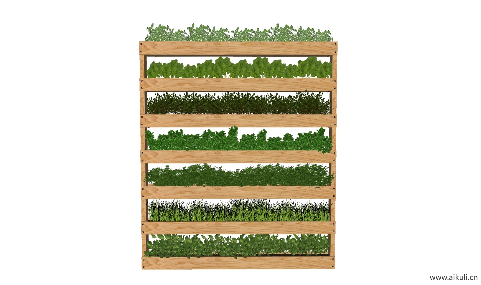 绿墙花架 拱门植物 植物墙 盆栽 盆景BM-su免费模型