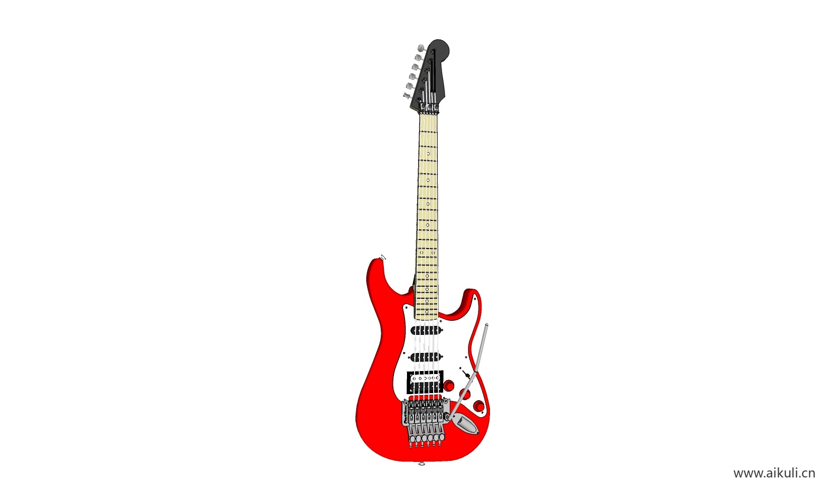 现代 唢呐 吉他 电子钢琴 手鼓 古代乐器K-SU免费模型