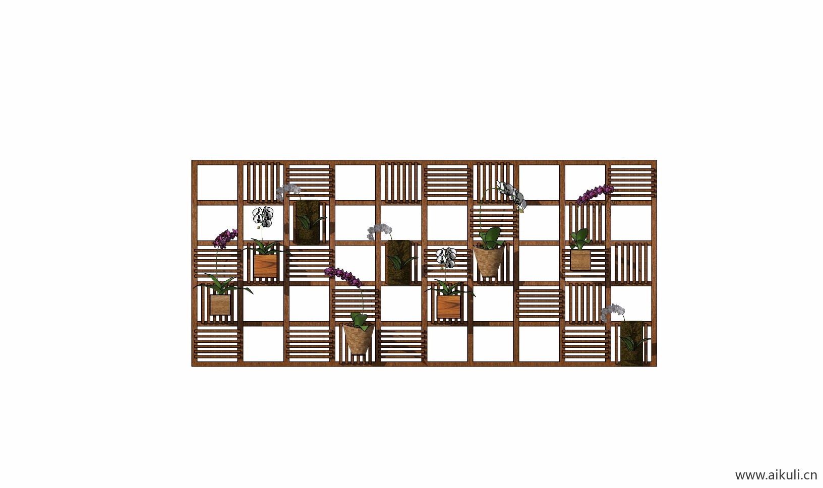 现代绿墙花架 拱门植物 植物墙 盆栽 盆景J-su免费模型