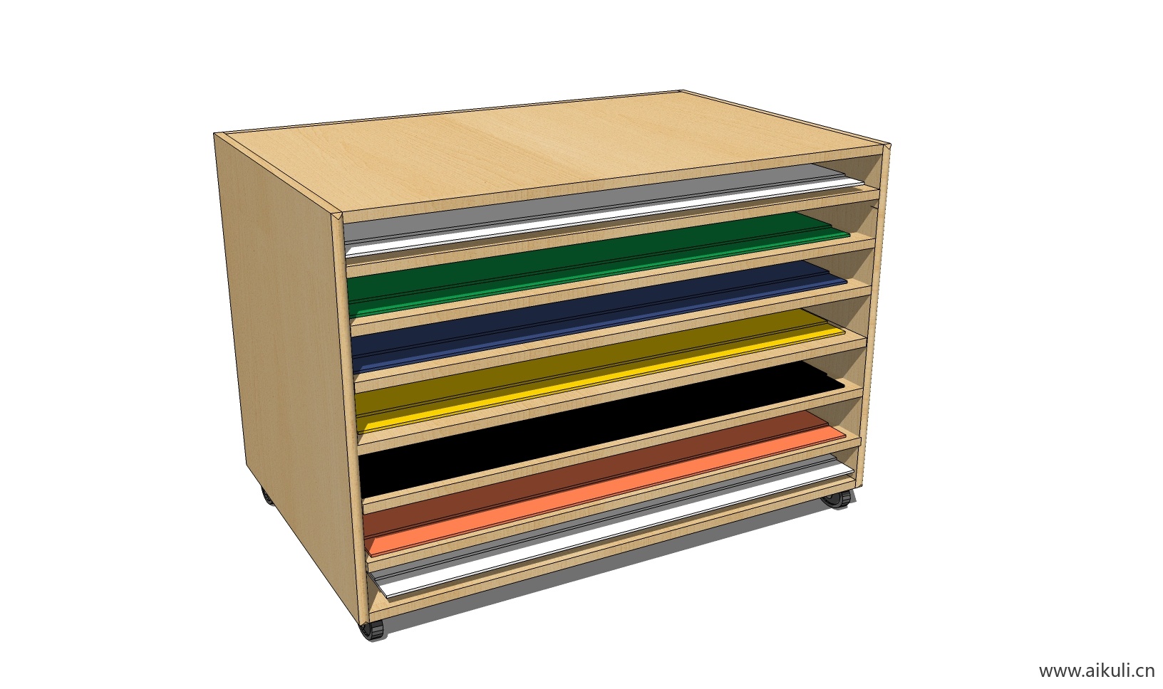 儿童桌椅 幼儿园桌椅设施L-SU模型