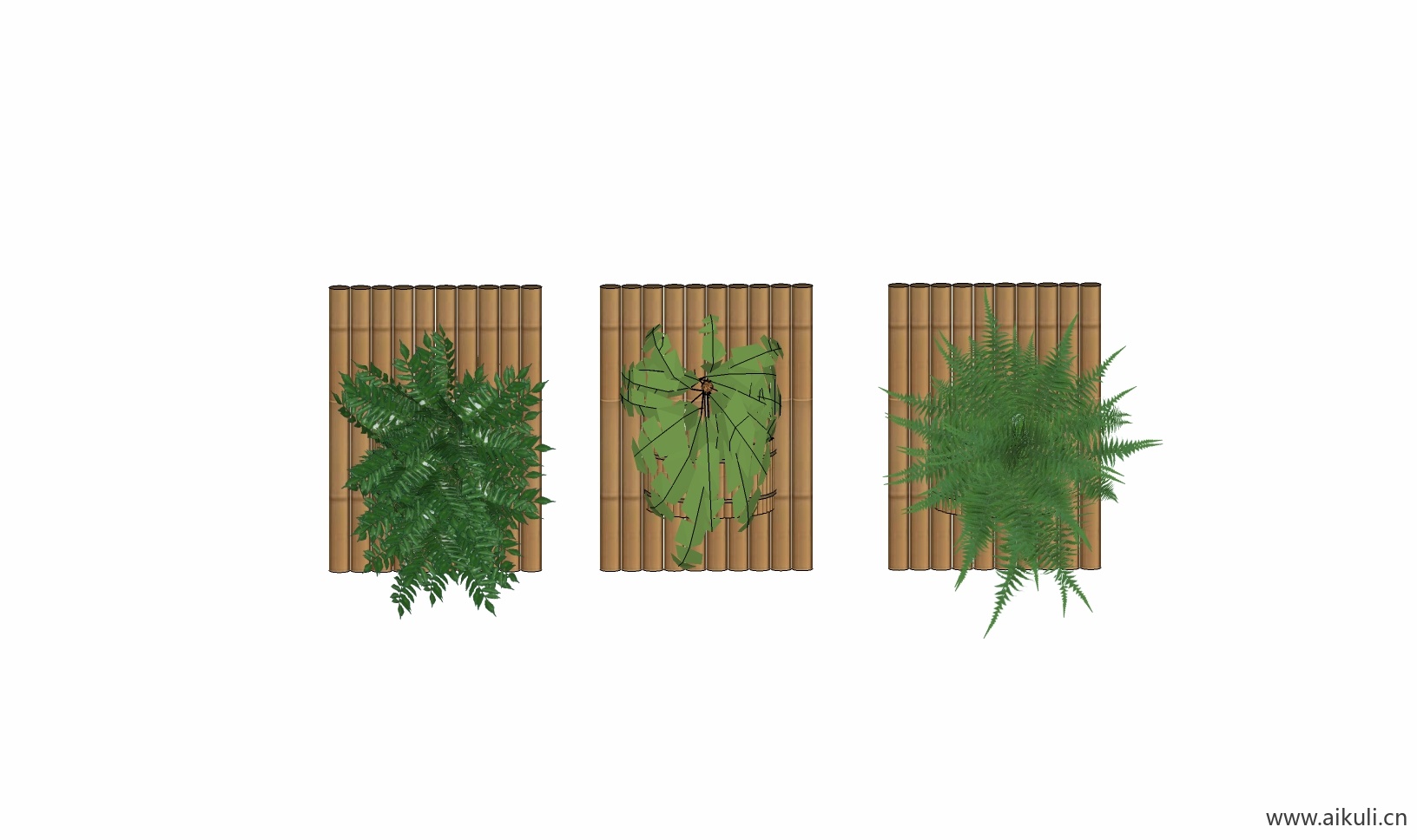 现代绿墙花架 拱门植物 植物墙 盆栽 盆景P-su免费模型