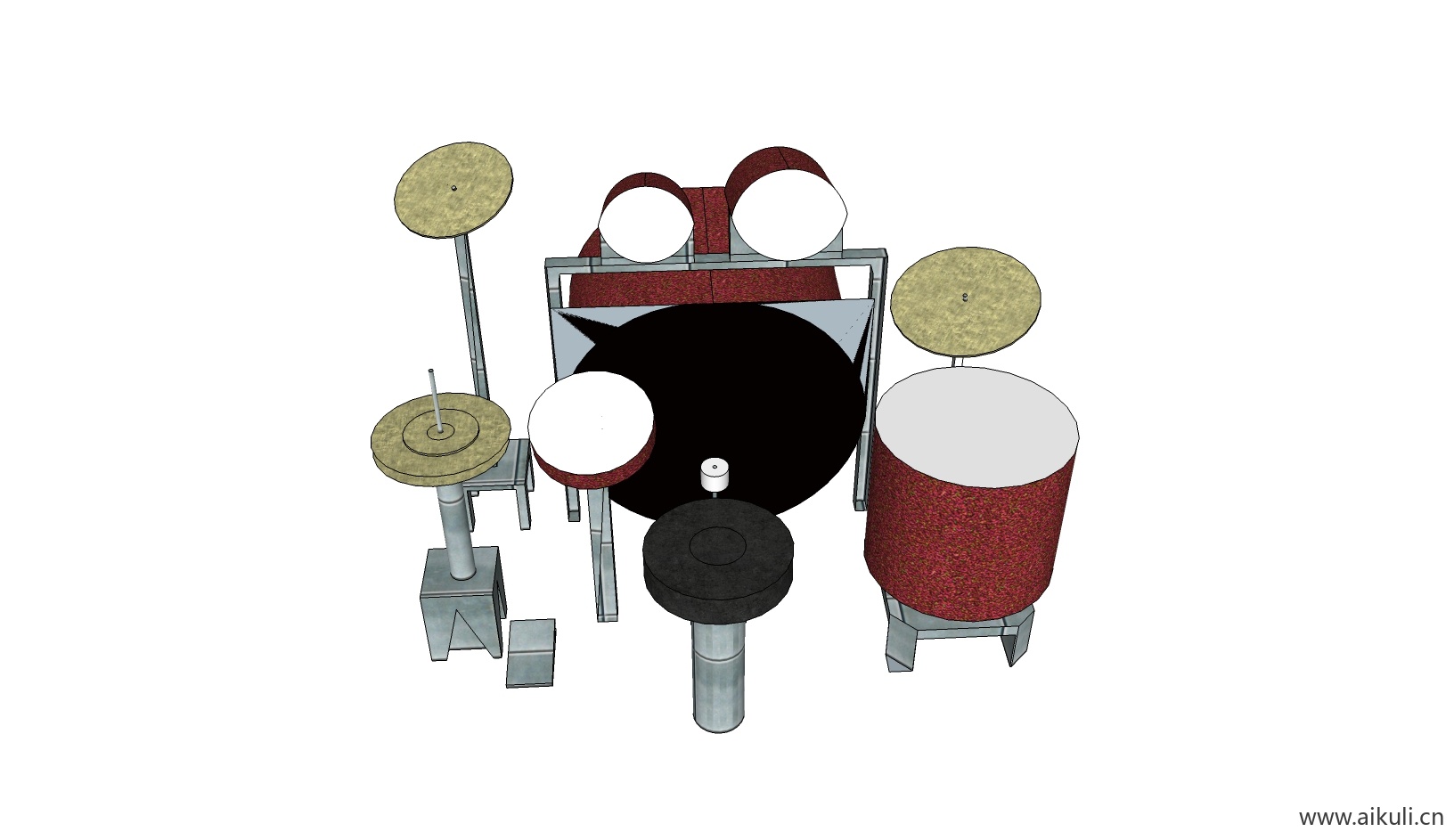 吉他 钢琴 手鼓 乐器BN-SU免费模型