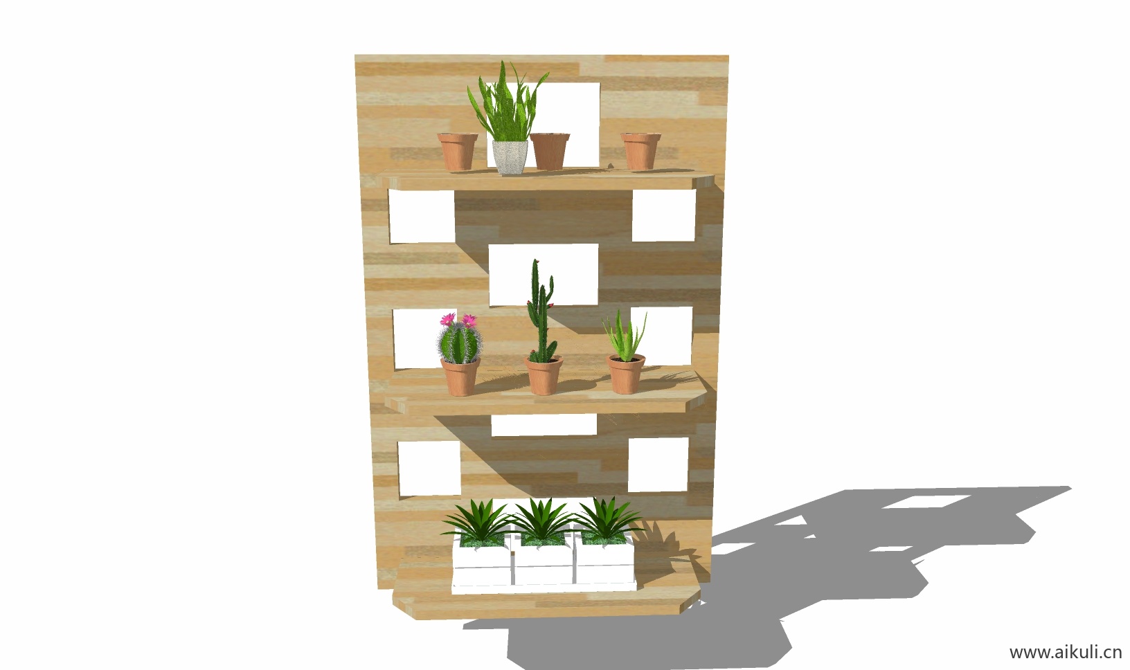 现代绿墙花架 拱门植物 植物墙 盆栽 盆景S-su免费模型