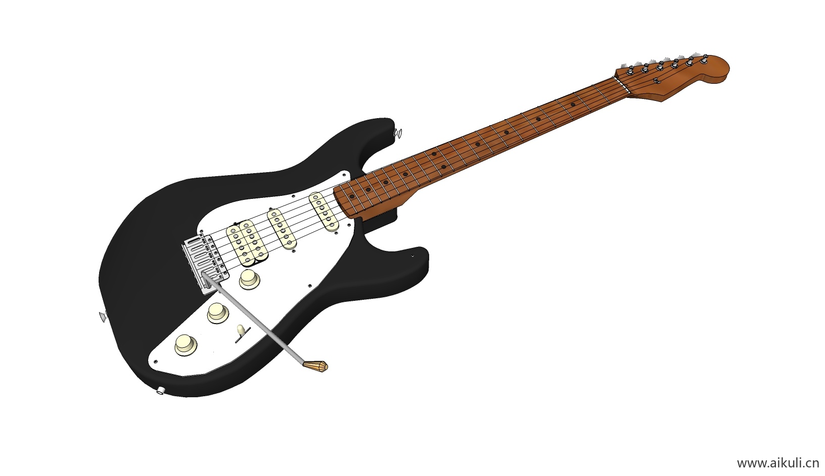 现代 唢呐 吉他 电子钢琴 手鼓 古代乐器CA-SU免费模型