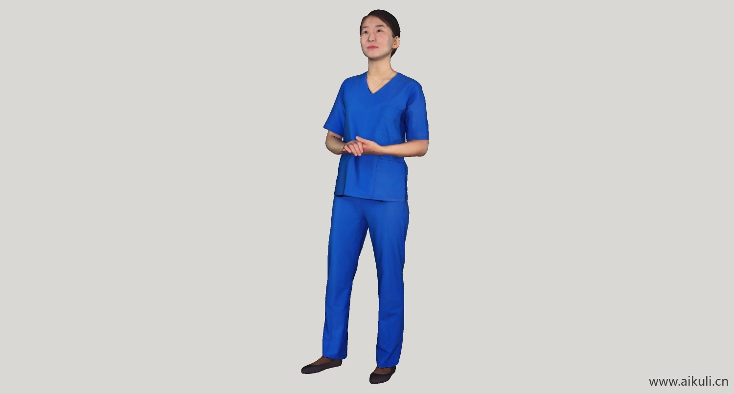 医护人员su模型素材 e-medical staff