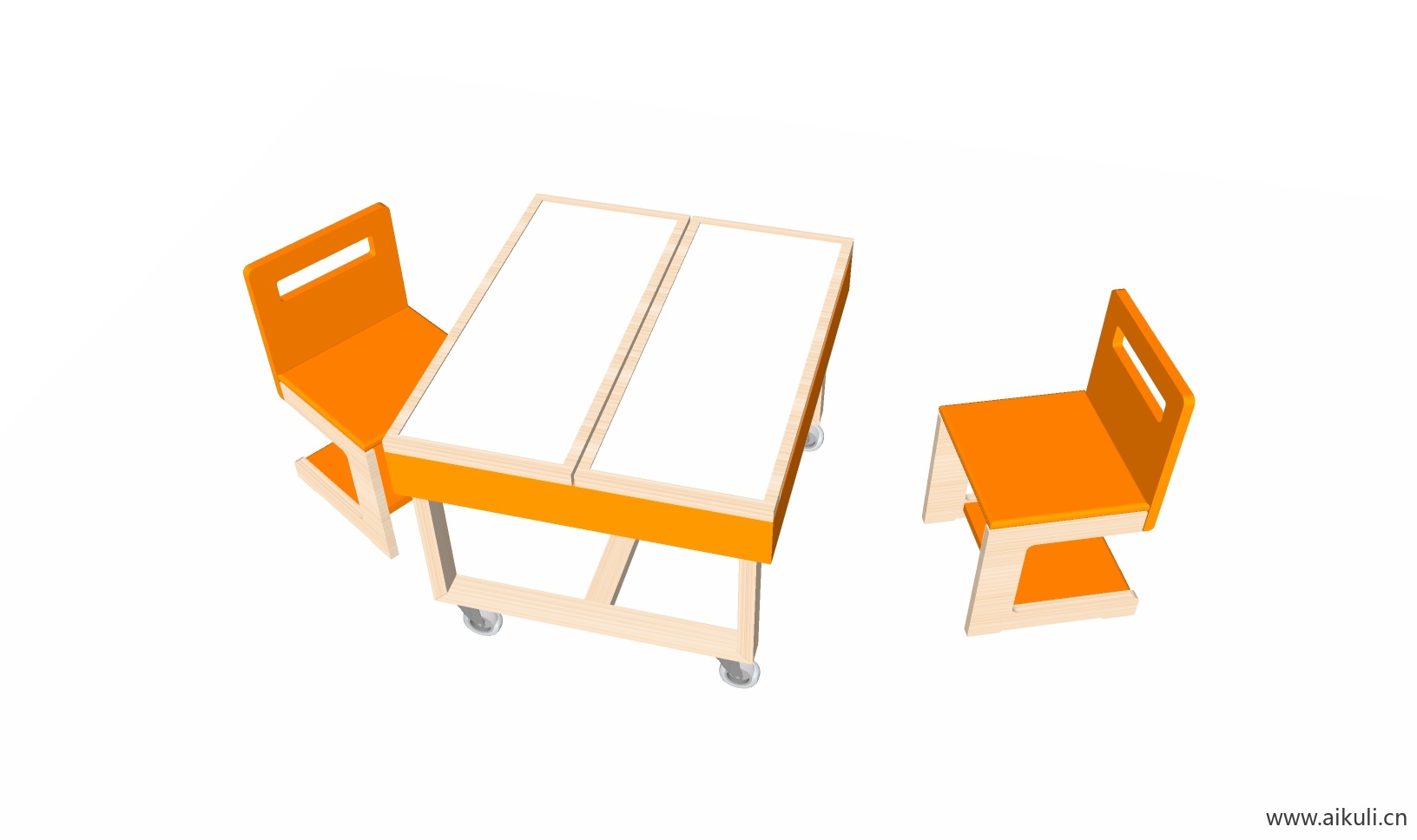 儿童桌椅 幼儿园桌椅设施BC-SU模型