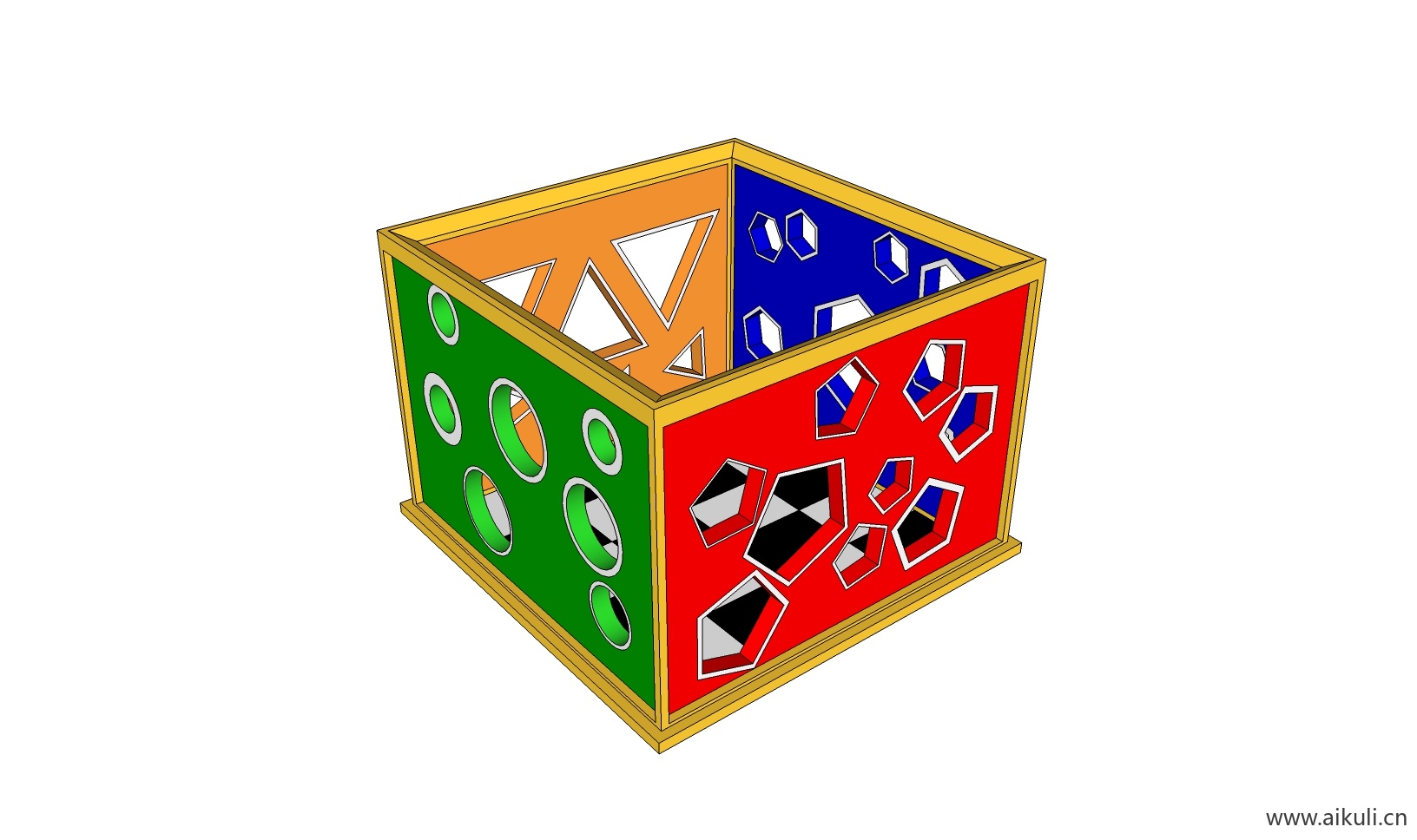 卡通玩具 现代幼儿园儿童玩具 教学设备BE-SN模型