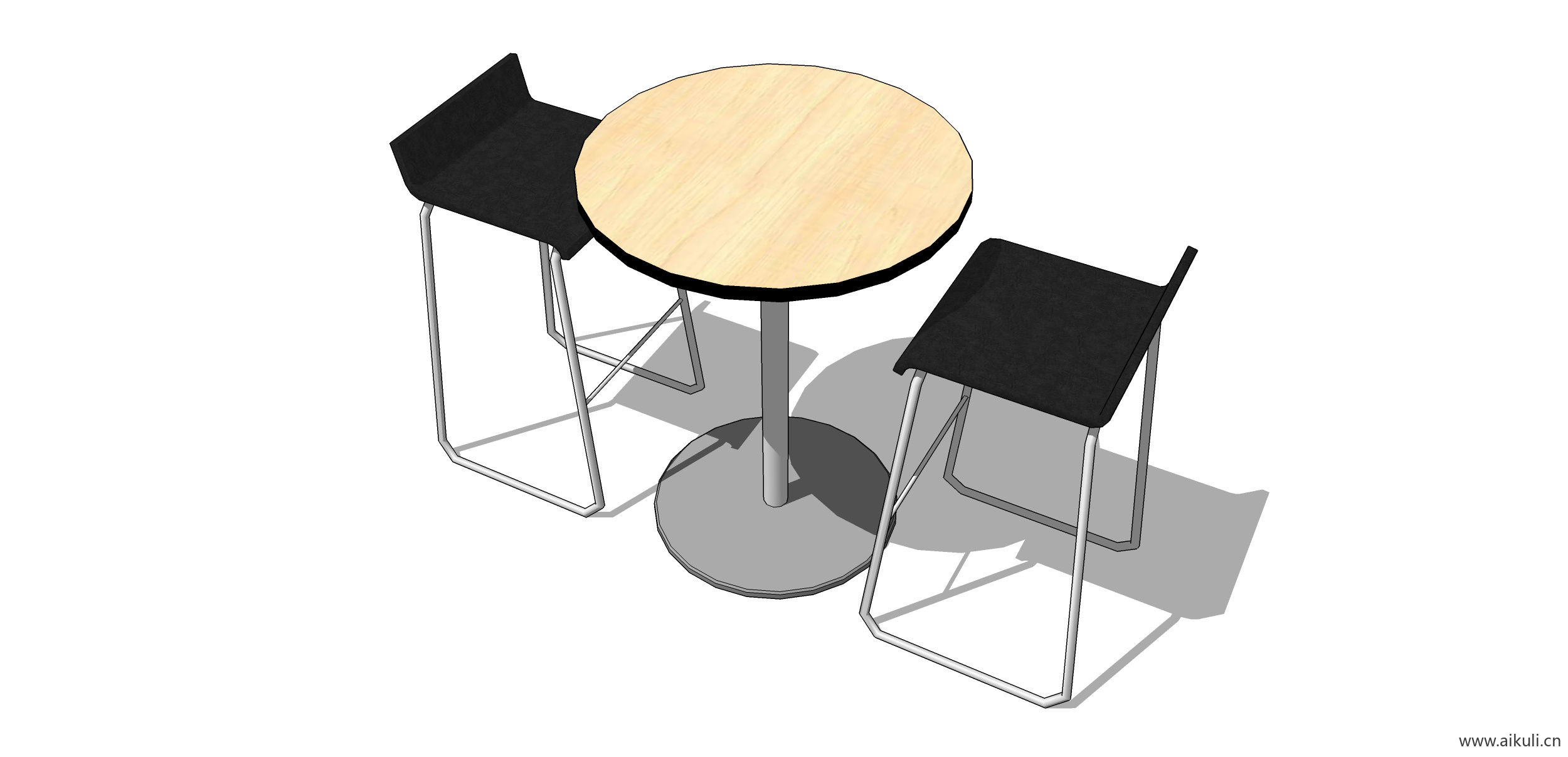 现代工装会议桌椅 实木桌椅L-SU模型