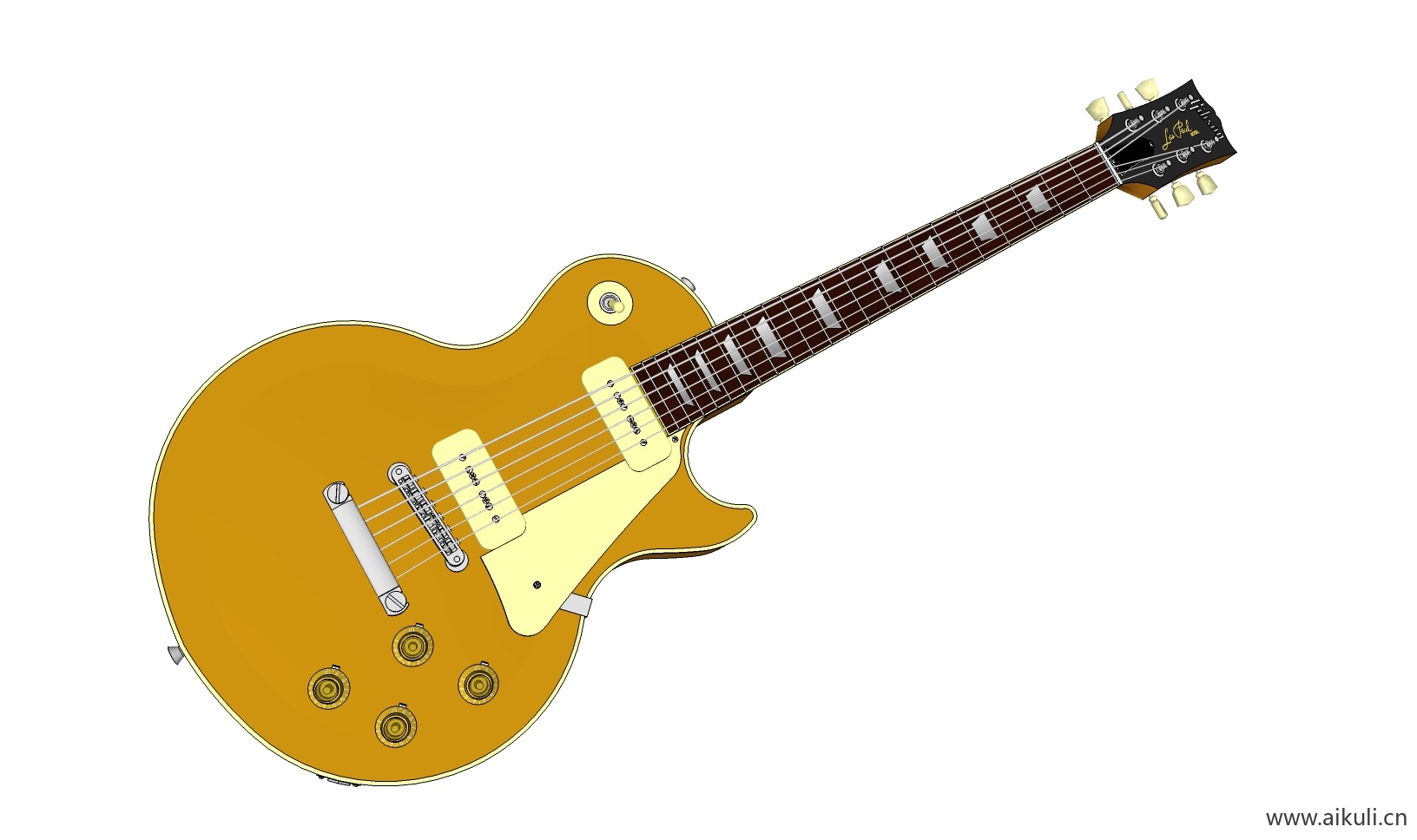 现代 唢呐 吉他 电子钢琴 手鼓 古代乐器N-SU免费模型