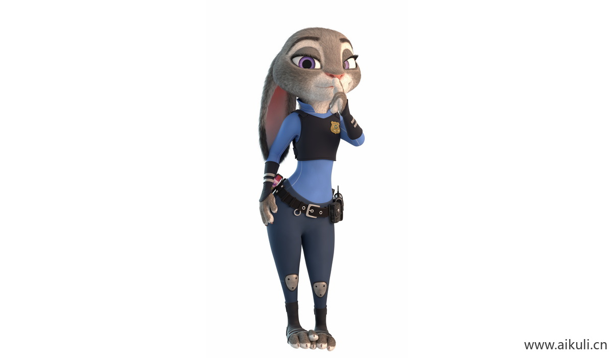 疯狂动物城迪士尼兔朱迪狐尼克卡通3-png免抠