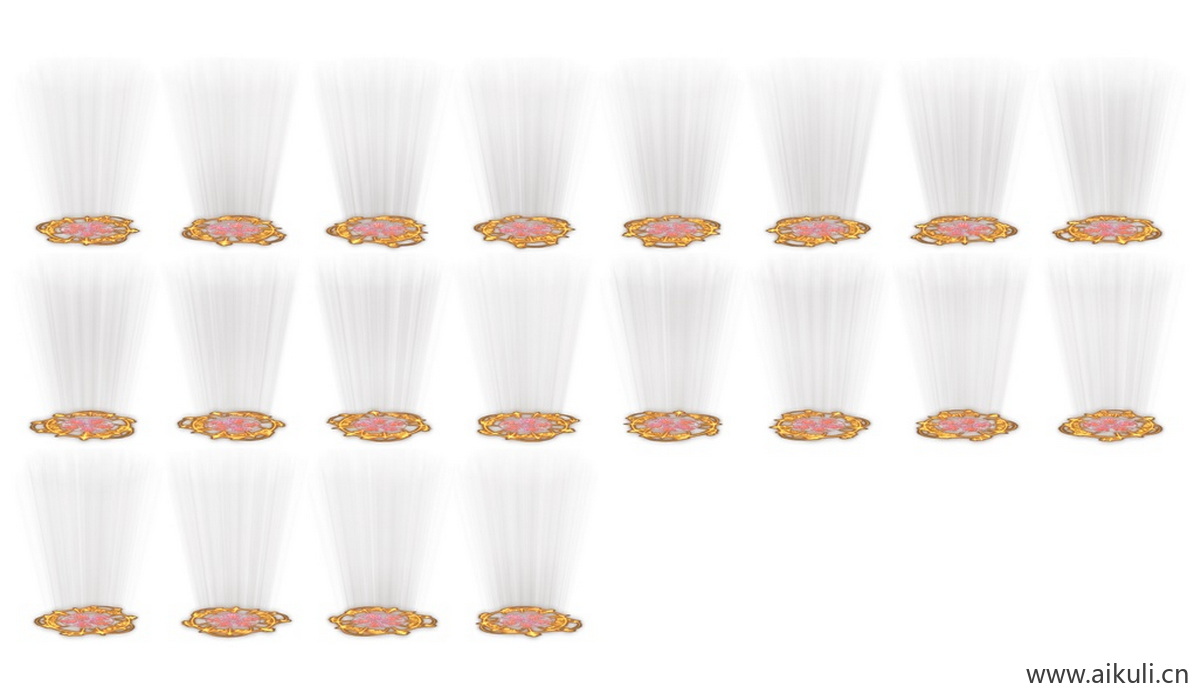 传奇特效素材 脚底光环 斗罗大陆魂环 高清动态特效 PNG格式10