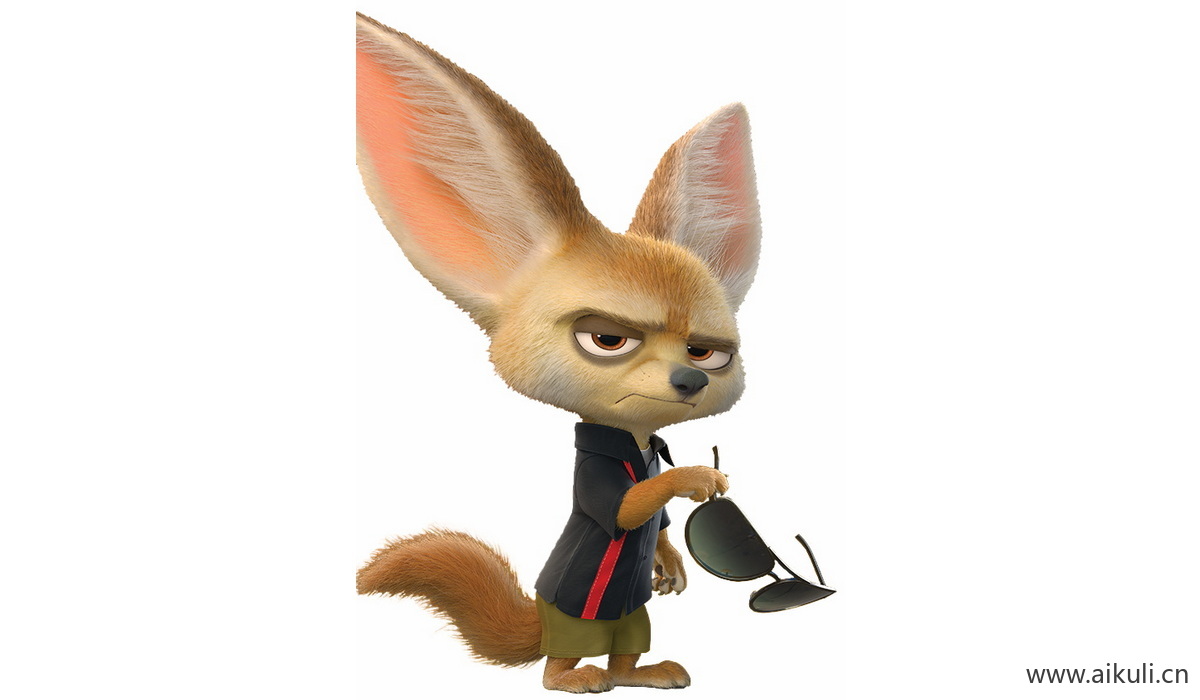 疯狂动物城迪士尼兔朱迪狐尼克卡通64-png免抠