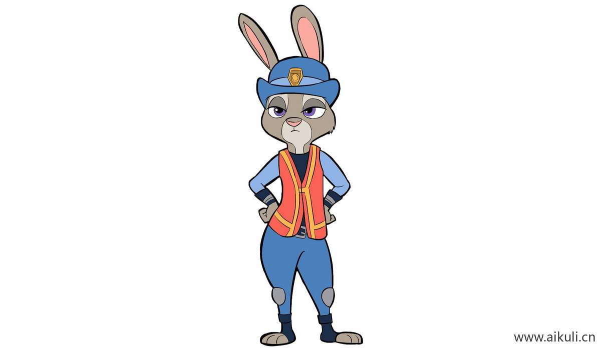 疯狂动物城迪士尼兔朱迪狐尼克卡通69-png免抠