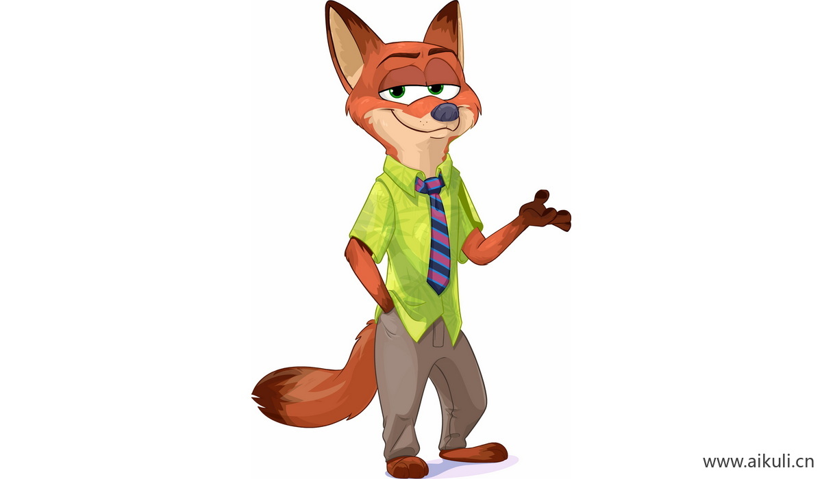 疯狂动物城迪士尼兔朱迪狐尼克卡通24-png免抠