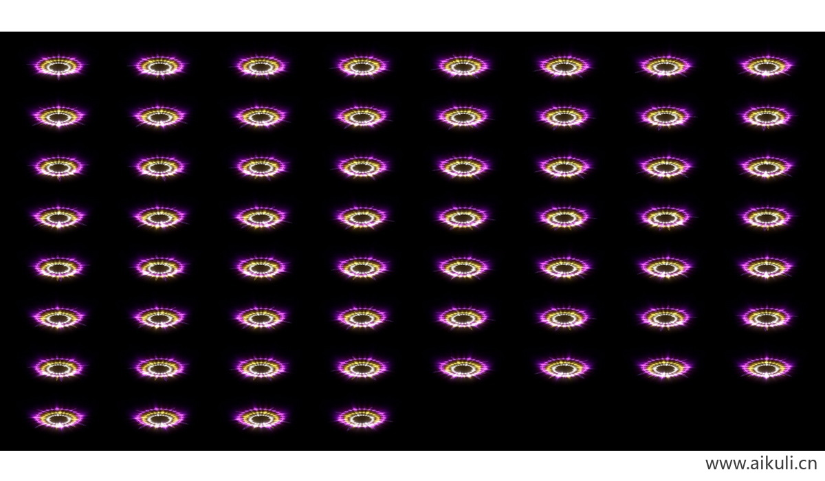 传奇特效素材 脚底光环 斗罗大陆魂环 高清动态特效 PNG格式3