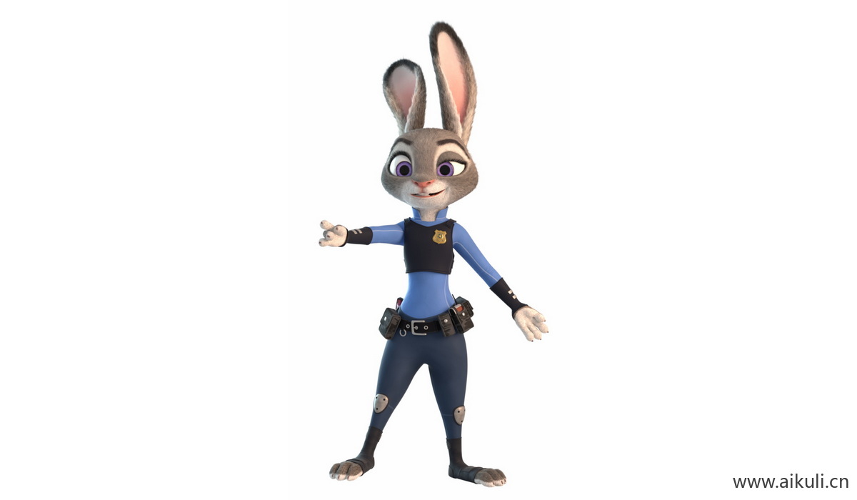 疯狂动物城迪士尼兔朱迪狐尼克卡通56-png免抠