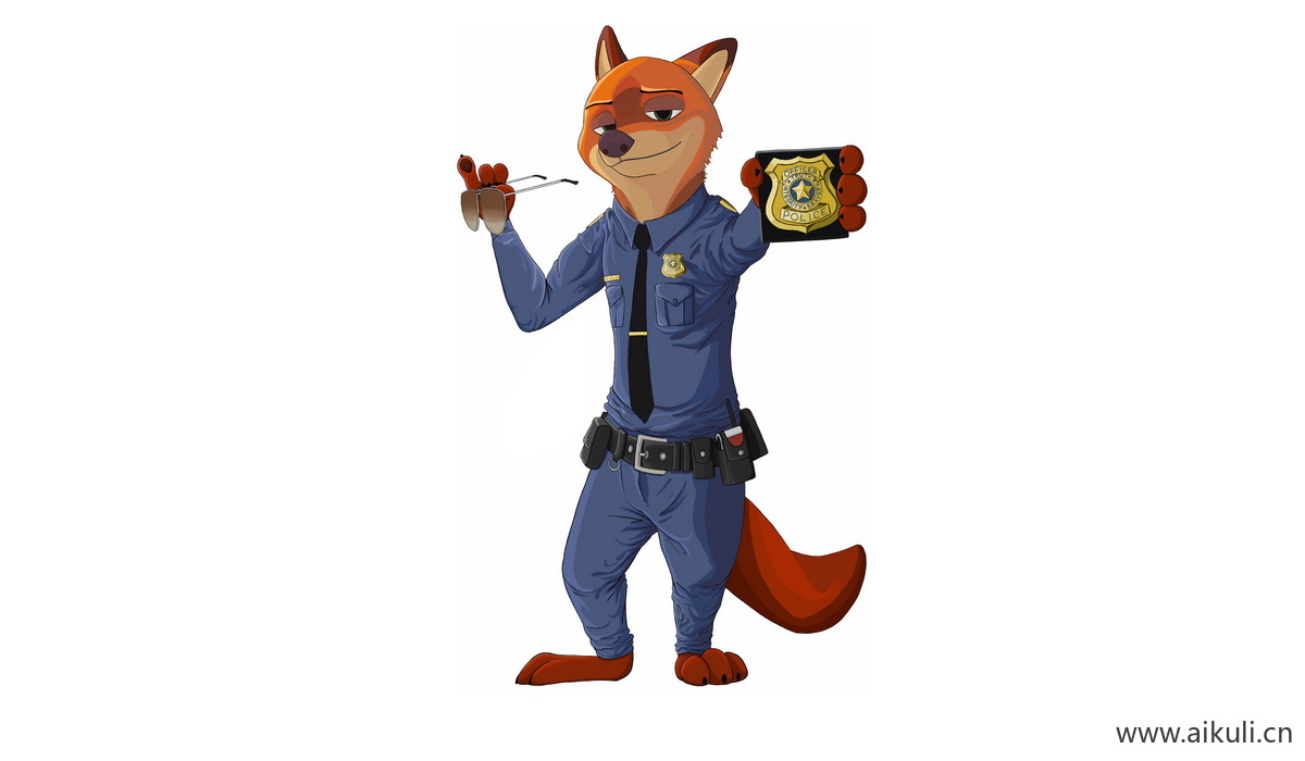 疯狂动物城迪士尼兔朱迪狐尼克卡通17-png免抠