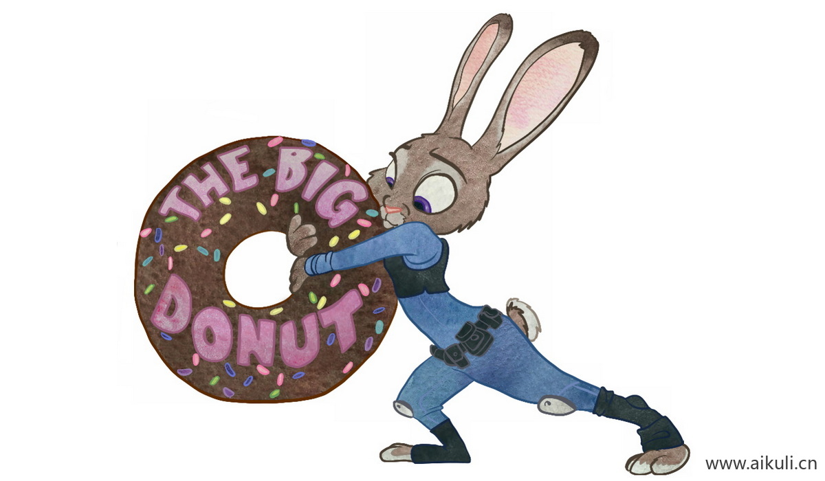 疯狂动物城迪士尼兔朱迪狐尼克卡通39-png免抠