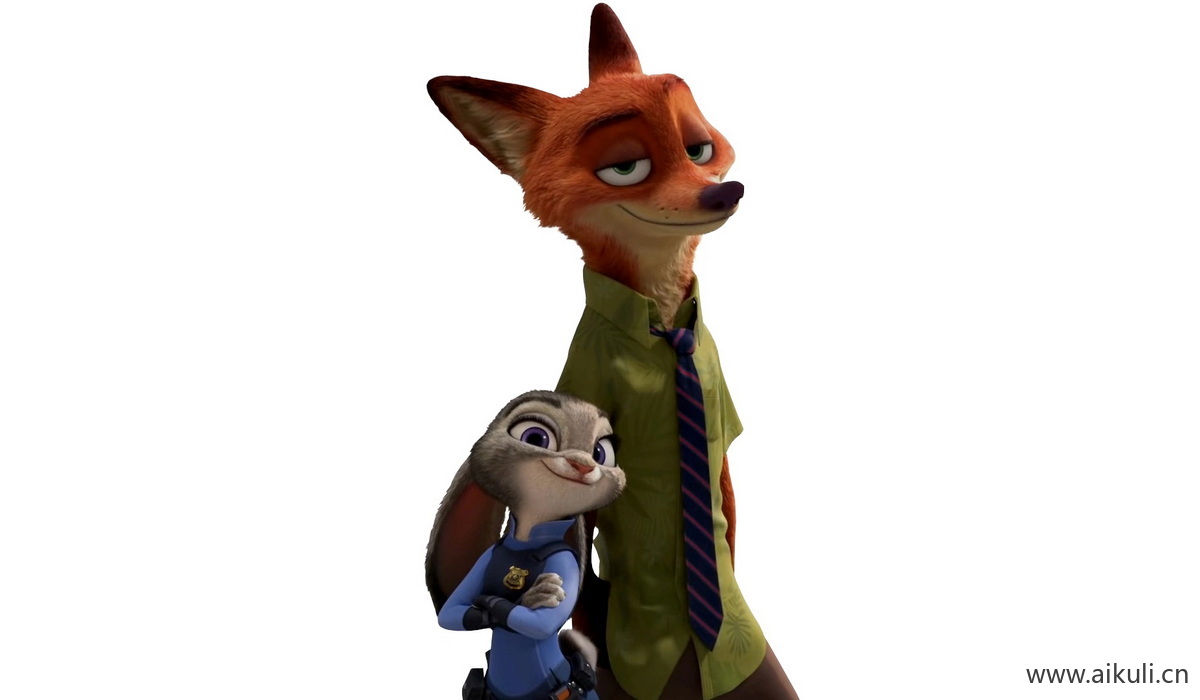 疯狂动物城迪士尼兔朱迪狐尼克卡通51-png免抠