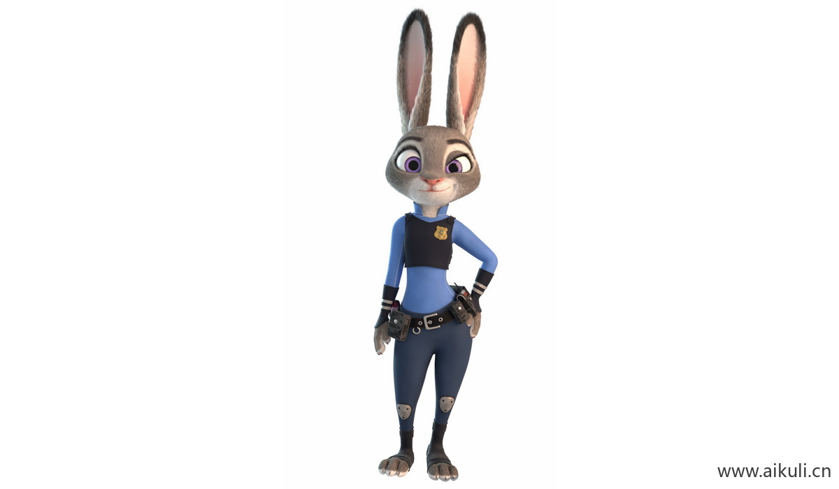 疯狂动物城迪士尼兔朱迪狐尼克卡通33-png免抠