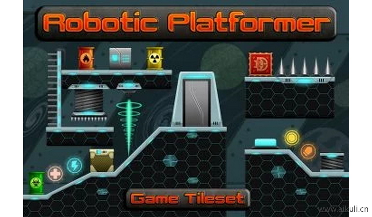 像素类游戏地图46-素材2D横版冒险关卡场景PNG透明UI背景独立制作