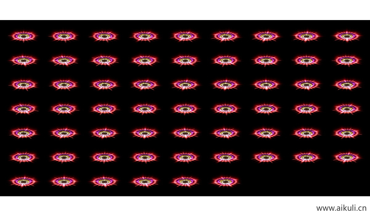 传奇特效素材 脚底光环 斗罗大陆魂环 高清动态特效 PNG格式5