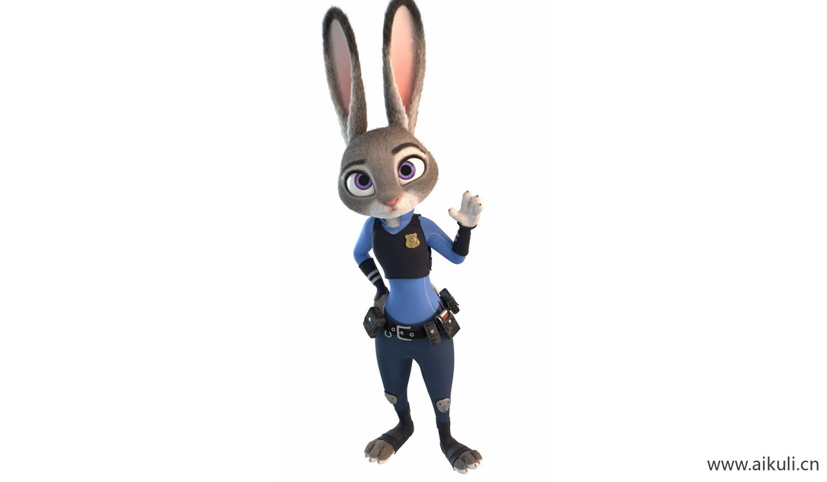 疯狂动物城迪士尼兔朱迪狐尼克卡通26-png免抠