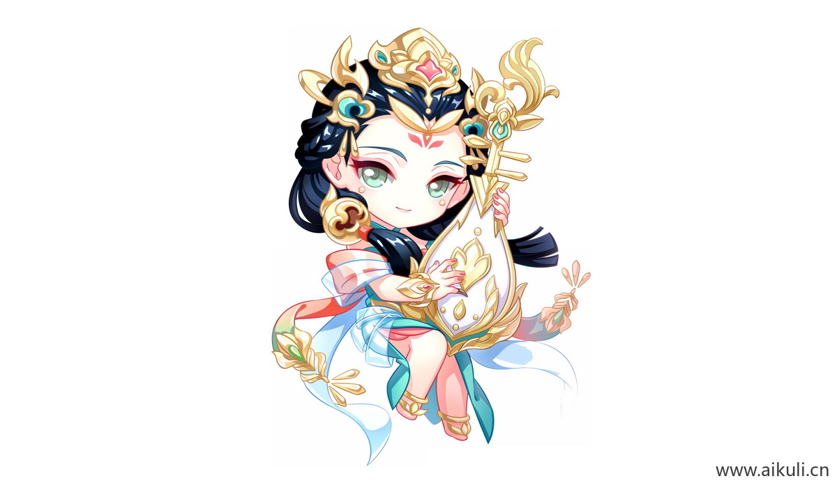 卡通Q版王者荣耀角色人物PNG免抠-杨玉环