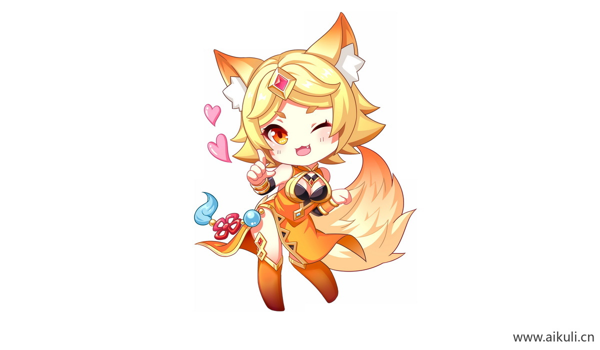 卡通Q版王者荣耀角色人物PNG免抠-妲己