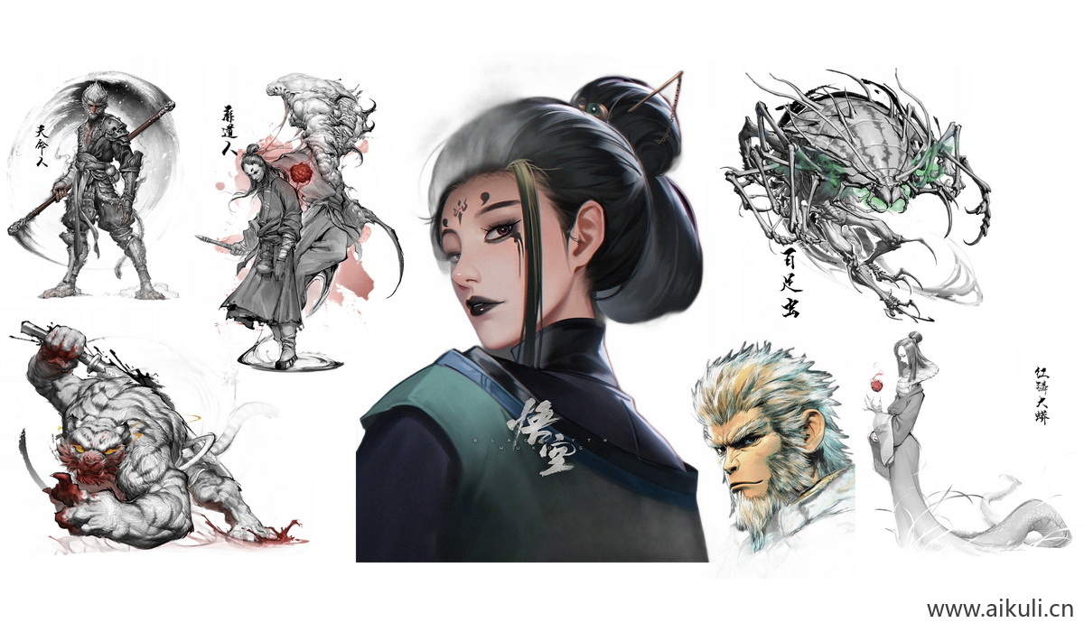 黑神话悟空角色人物10-PNG免抠图片原画角色