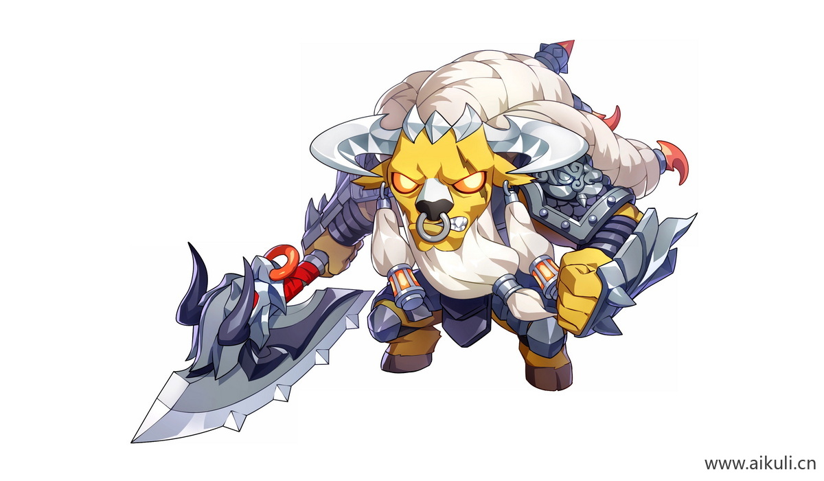 卡通Q版王者荣耀角色人物PNG免抠-牛魔