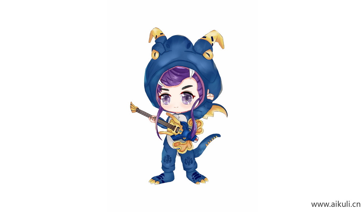 Q版王者荣耀卡通角色人物PNG免抠 高渐离–玩趣恶龙