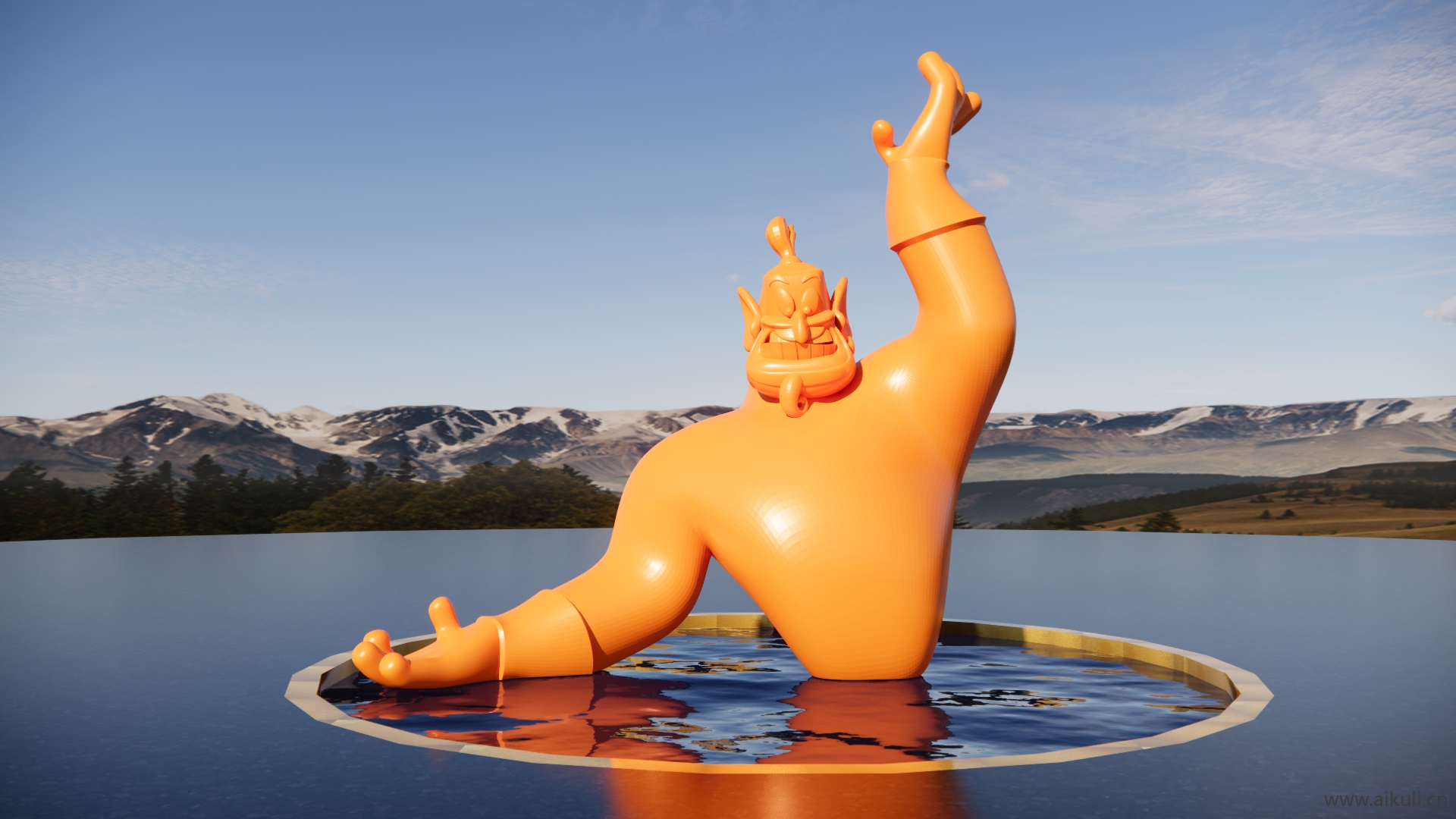 阿拉丁和茉莉花  魔灯卡通 影视人物