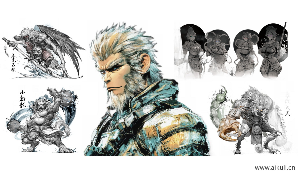 黑神话悟空角色人物11-PNG免抠图片原画角色