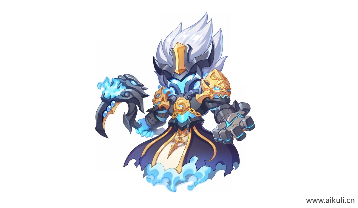 卡通Q版王者荣耀角色人物PNG免抠-钟馗