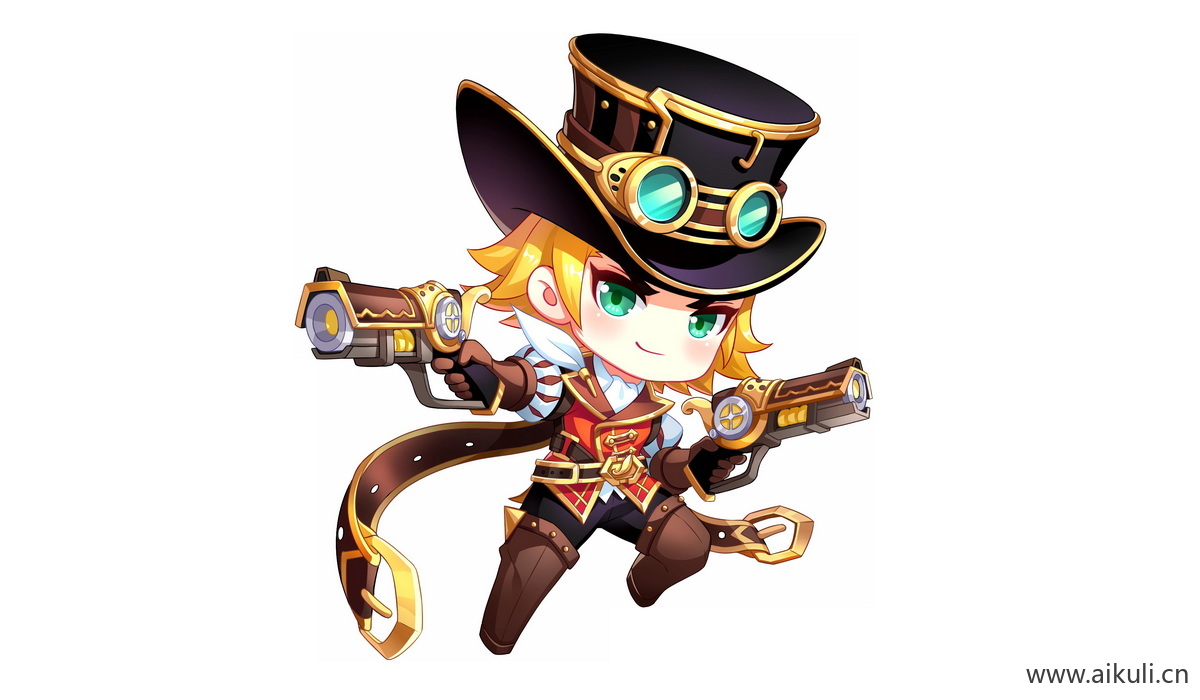 卡通Q版王者荣耀角色人物PNG免抠-马可波罗