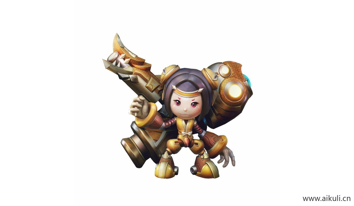 卡通Q版王者荣耀角色人物PNG免抠鲁班